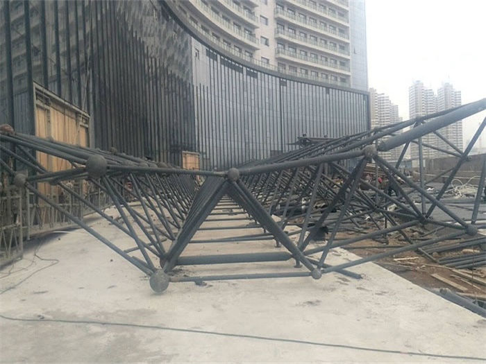 东兴万豪酒店雨棚网架